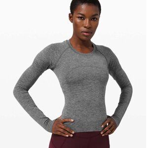 Lululemon Swiftly Tech Long Sleeve 2.0 *Race Graphite Grey